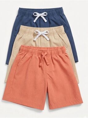 Eddie Bauer Kids Navy Pull-On Shorts with Drawstring